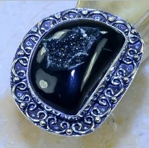 Handmade Jewelry - *** $15 Summer Sale *** Druzy Silver Ring. Size 7 Handmade Jewelry - *** $15 Summer Sale *** Druzy Silver Ring. Size 7